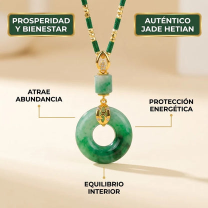 Collar de Jade de Feng Shui - Piedra de la Abundancia